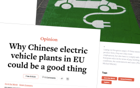 Op-ed: Why Chinese electric vehicle plants in EU could be a good thing